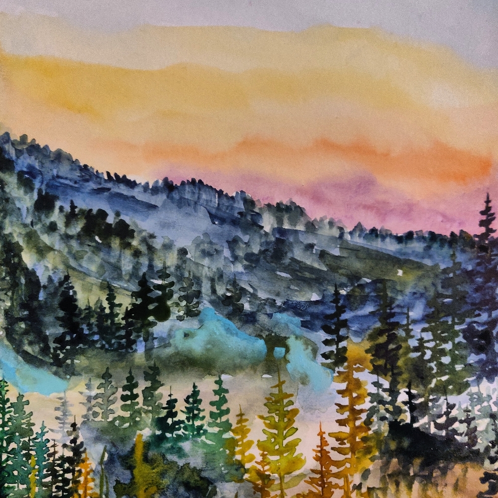landscape 🌲🌲🌲🌲 painting